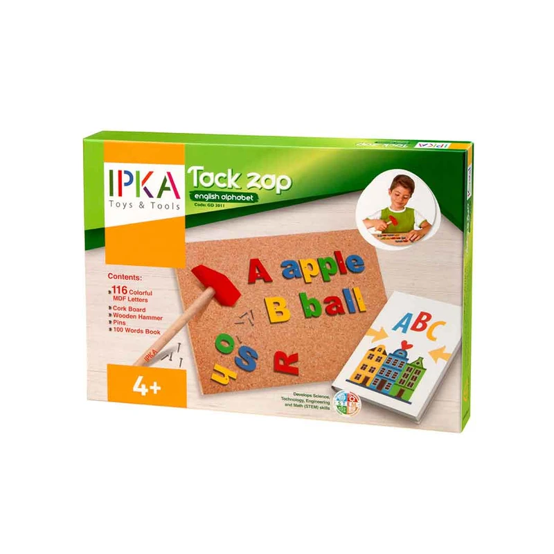 میخ وچکش الفبای انگلیسی