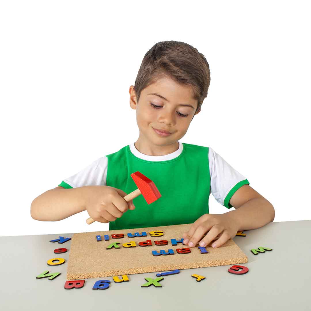 میخ وچکش الفبای انگلیسی